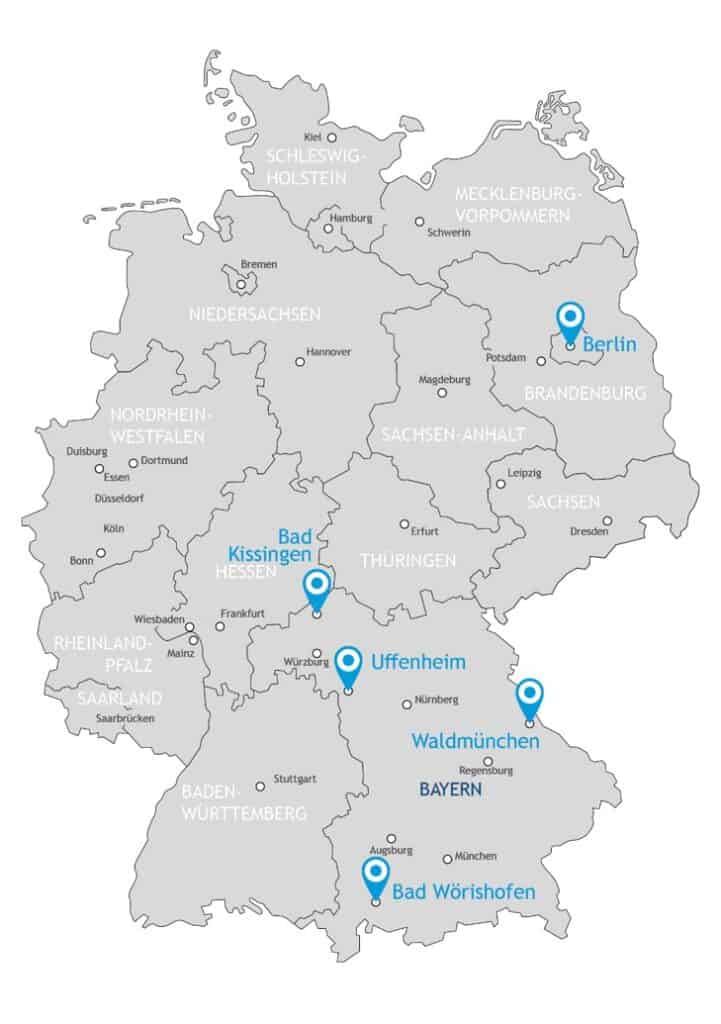 Standorte Heiligenfeld